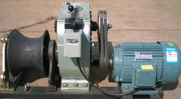 cable winch shaft drive transission